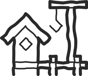 Mono line object 12 house