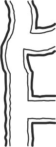 Mono line object 57 crossroads