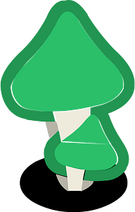 Green mushroom