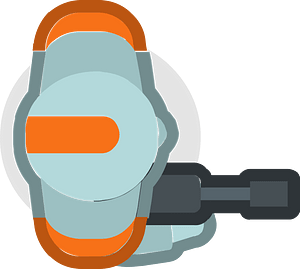 Armed person 01-10 orange