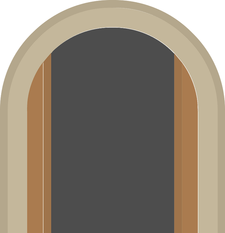 Beige frame windows