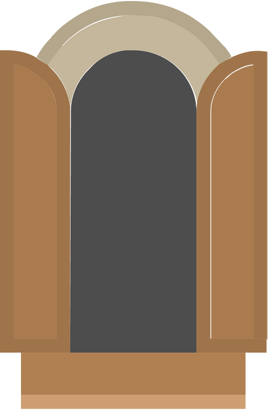 Beige frame windows