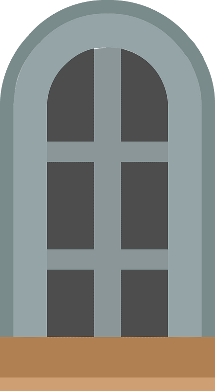 Grey frame windows