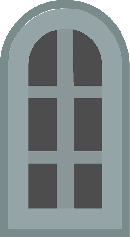 Grey frame windows