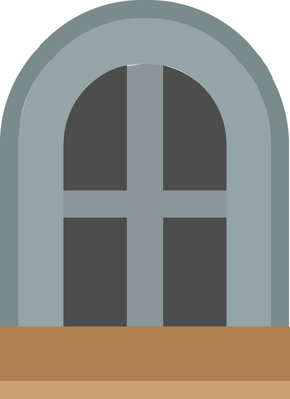 Grey frame windows