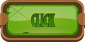 Flat dark green click button