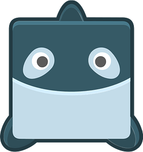 Square animal outlined face 8-11 shark