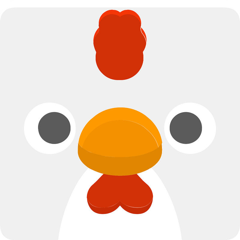 Square animal face 5-12 cock