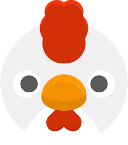 Round animal face 2-12 cock