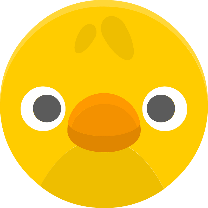Round animal face 1-13 chicken