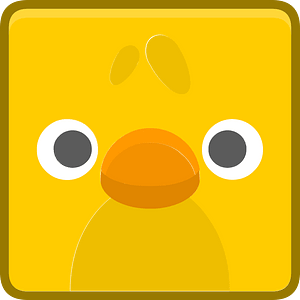 Square animal outlined face 6-13 chicken