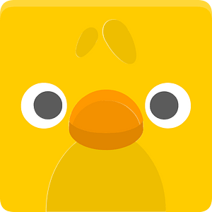 Square animal face 7-13 chicken