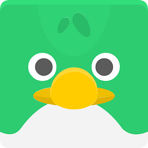 Square animal face 5-18 bird
