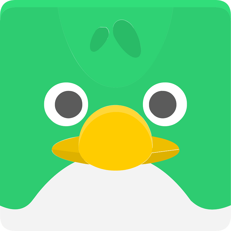 Square animal face 7-18 bird