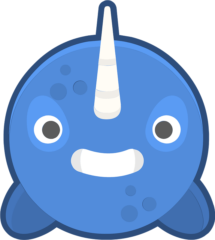 Round animal outlined face 4-20 sawfish