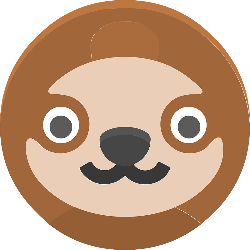 Round animal face 1-29 squirrel
