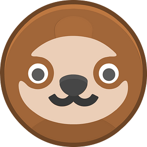 Round animal outlined face 3-29 squirrel