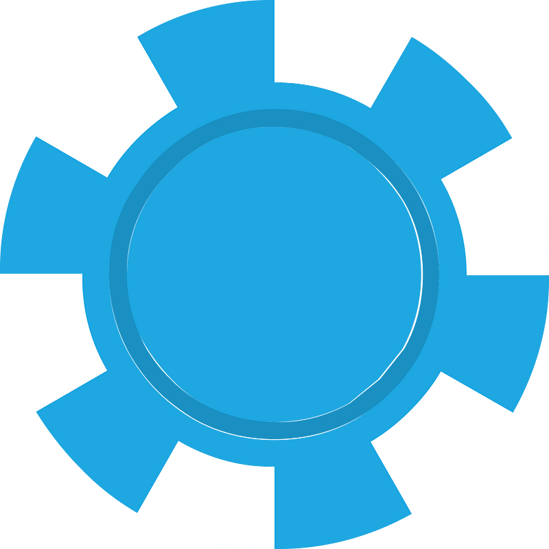 Blue white chip