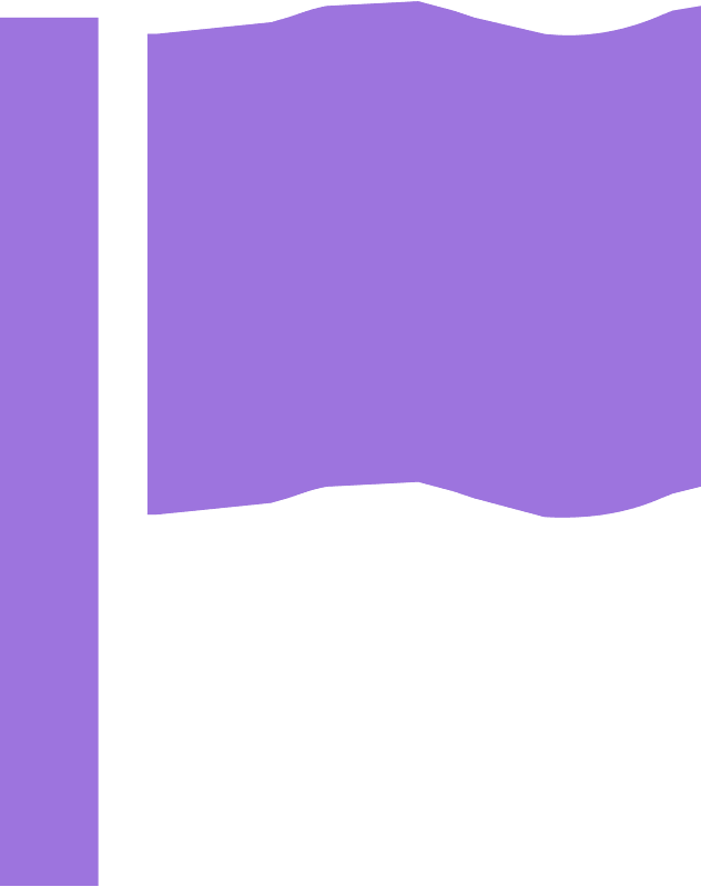 Purple piece 01 flag