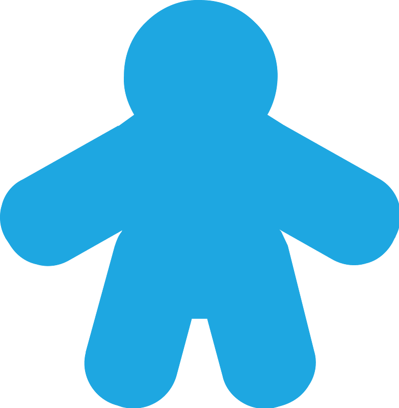 Blue piece 22 player