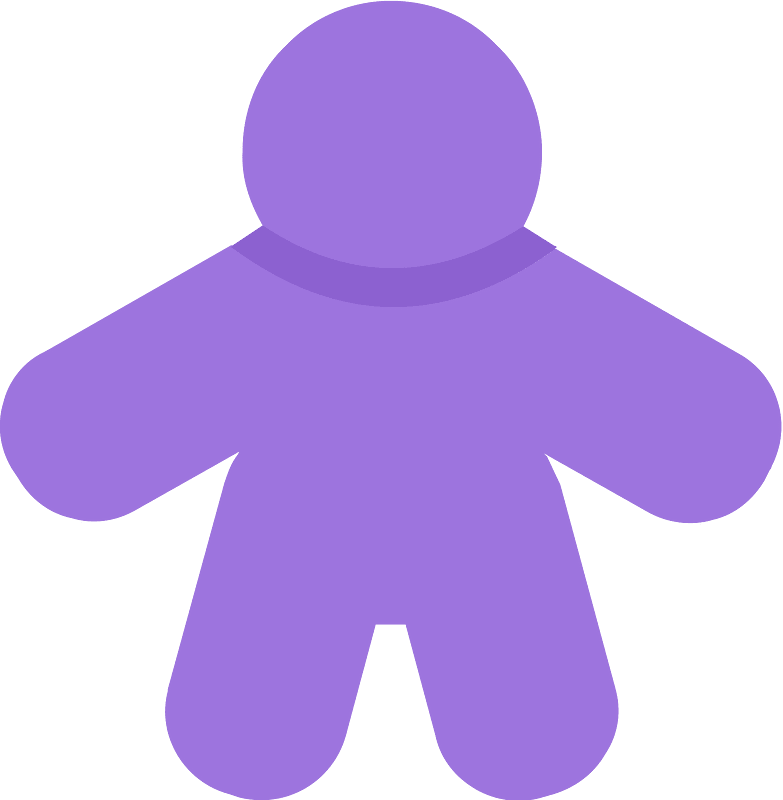 Purple piece 24 player