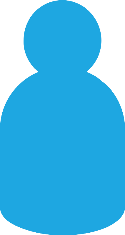 Blue piece 25 player