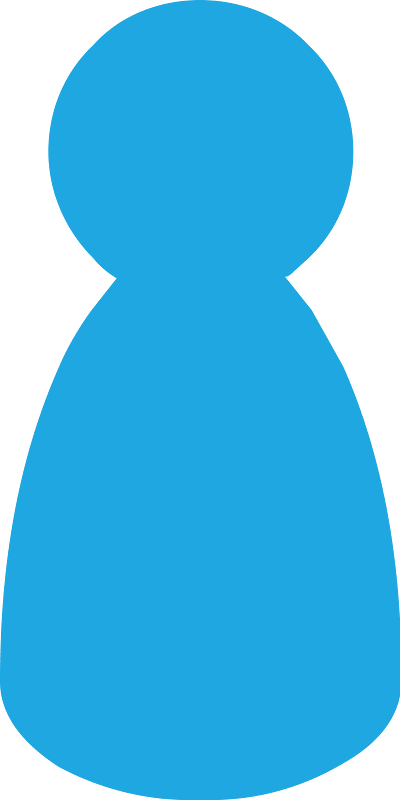 Blue piece 31 player