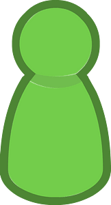 Green piece 32 player