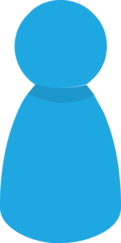 Blue piece 33 player