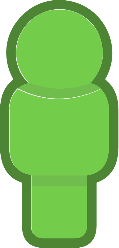 Green piece 35 player