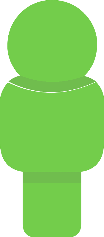 Green piece 36 player