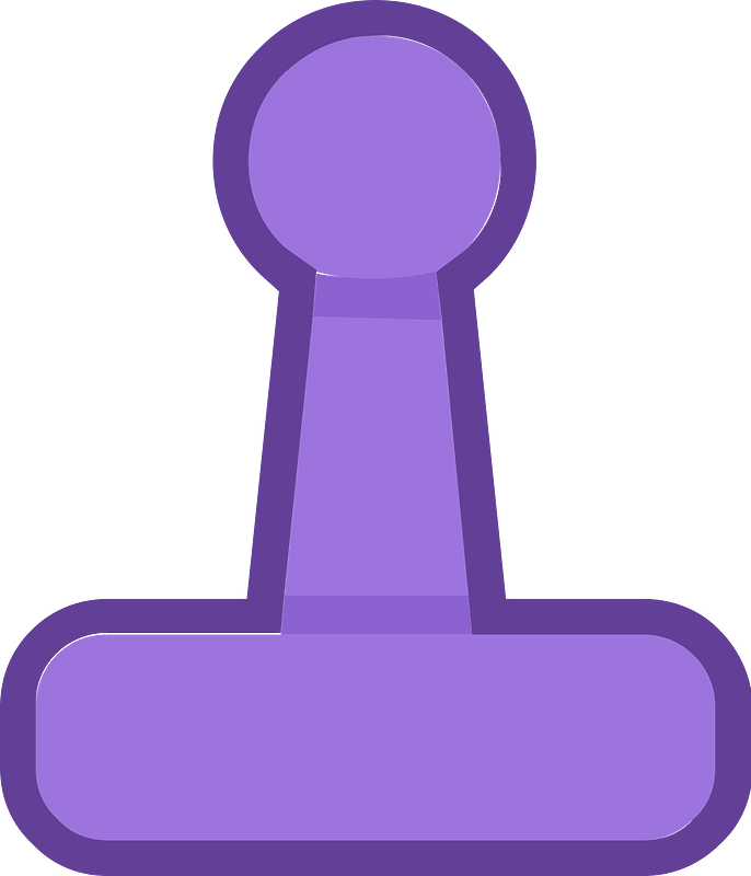 Purple piece 41 pawn