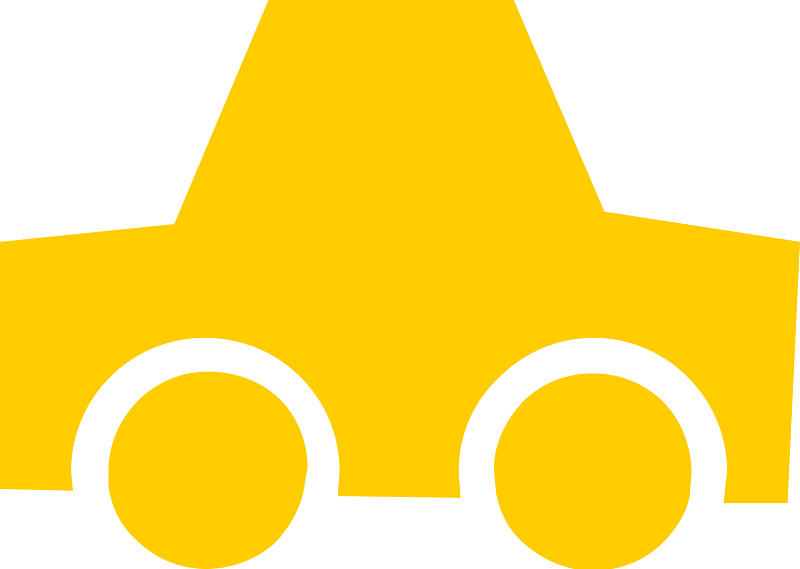 Yellow piece 46 car