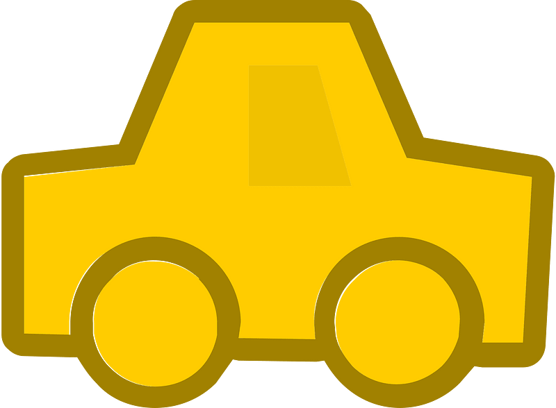 Yellow piece 47 car