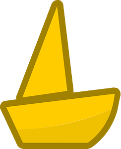 Yellow piece 50 boat