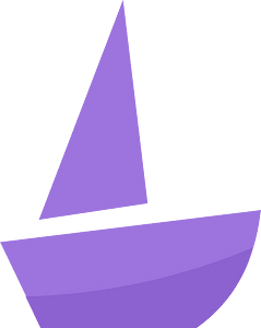 Purple piece 51 boat