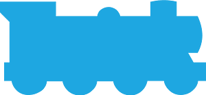 Blue piece 55 train