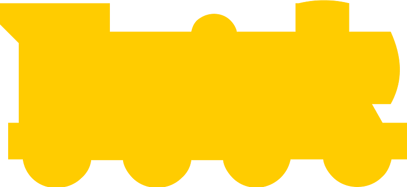 Yellow piece 55 train