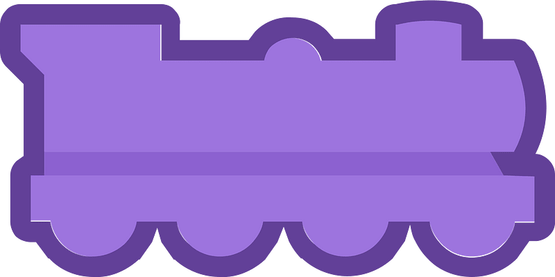 Purple piece 56 train