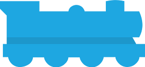 Blue piece 57 train