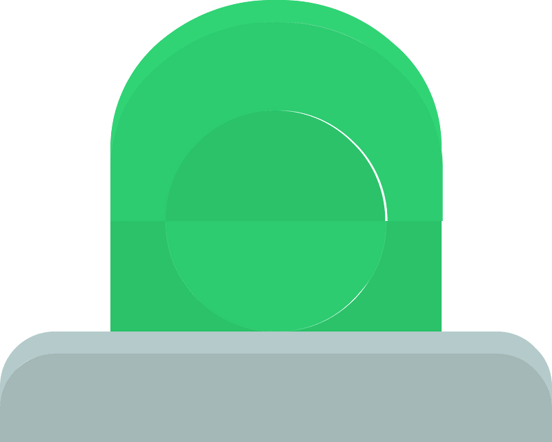 Bubble light 02-04 green