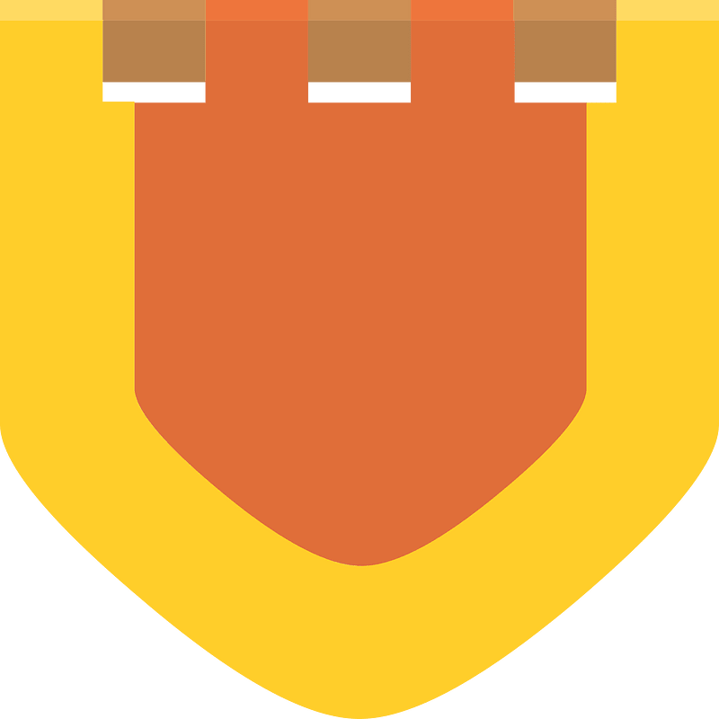 Heraldic flag 01-02 red blank