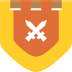 Heraldic flag 01-01 red sqords