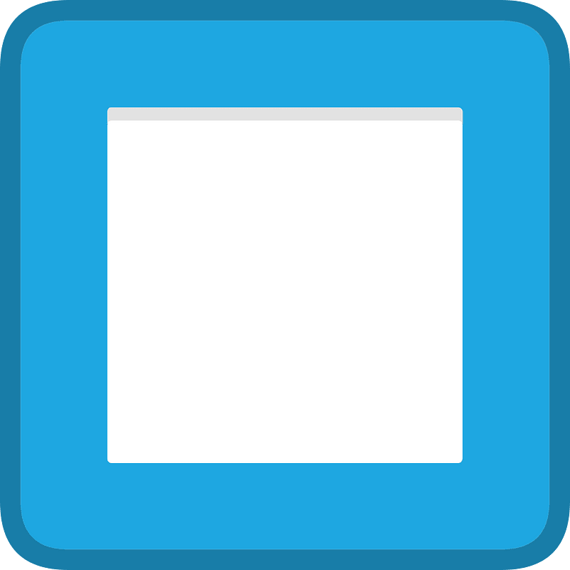 Blue frame