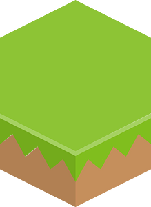 Hexagon flat terrain 01-01 green