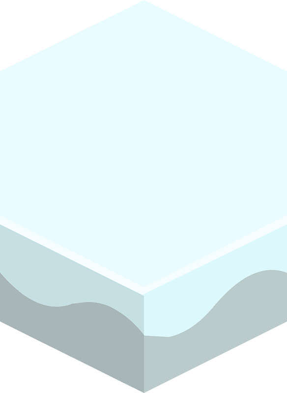Hexagon flat terrain 01-05 blue