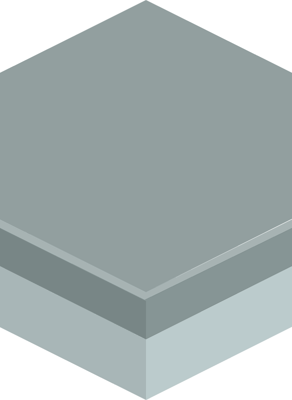 Hexagon flat terrain 01-08 grey