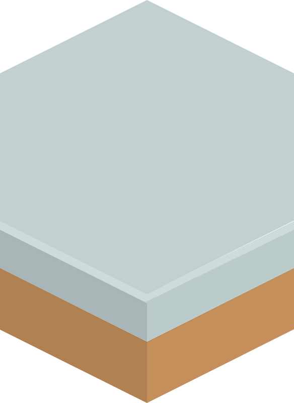 Hexagon flat terrain 01-09 grey
