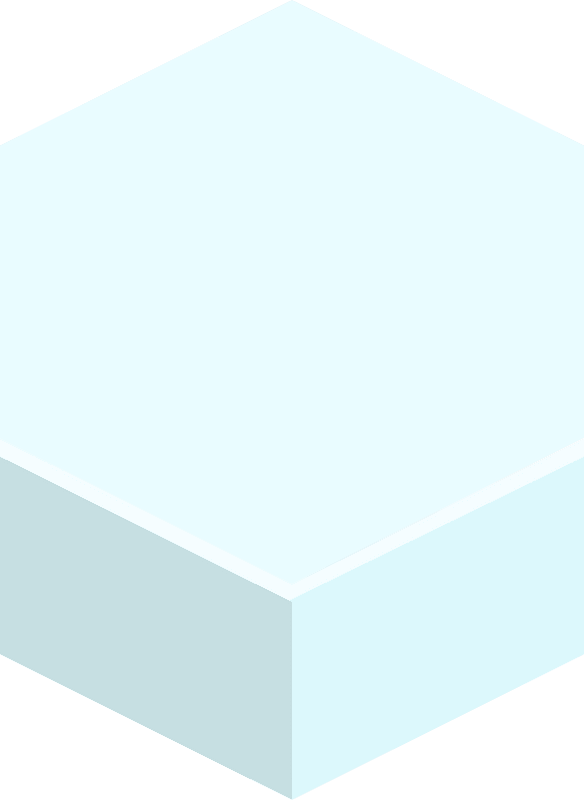 Hexagon flat terrain 02-05 blue