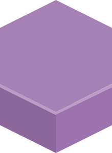 Hexagon flat terrain 02-13 purple